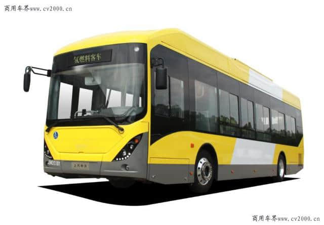 上汽大通FCV80亮相“上海市燃料电池公交客车上线运营仪式”