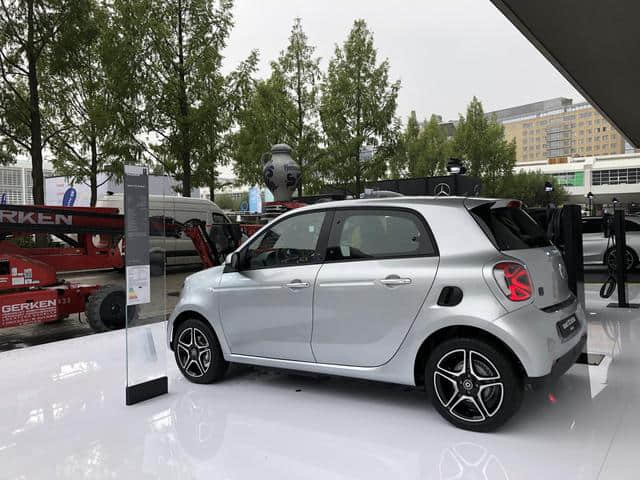 新款奔驰smart EQ实车图曝光 将于法兰克福车展正式发布
