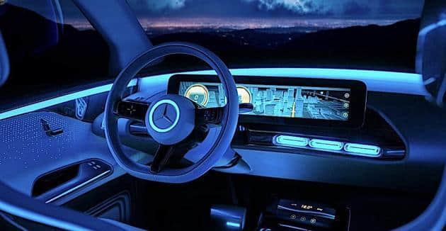 奔驰EQ概念车新官图曝光 至2022年将生产十款系列车型