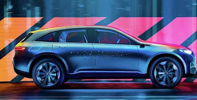 奔驰EQ概念车新官图曝光 至2022年将生产十款系列车型