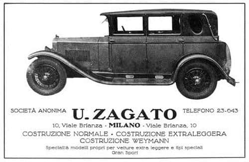 史上最“潮”的汽车设计公司Zagato