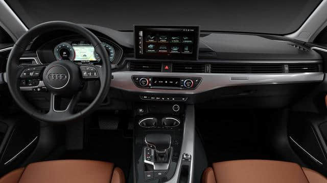 奥迪A4有了新的外观设计，MMI触摸屏，欧洲版首发v6柴油轻混动力