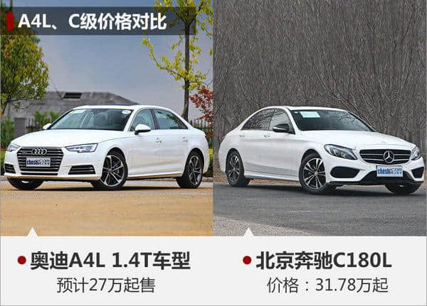 奥迪A4L将增1.4T车型 售价大幅降低（图）