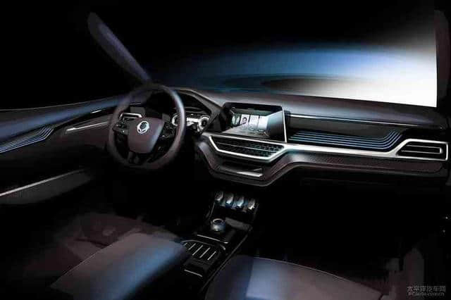 双龙七座SUV XAVL预告图 日内瓦车展首秀