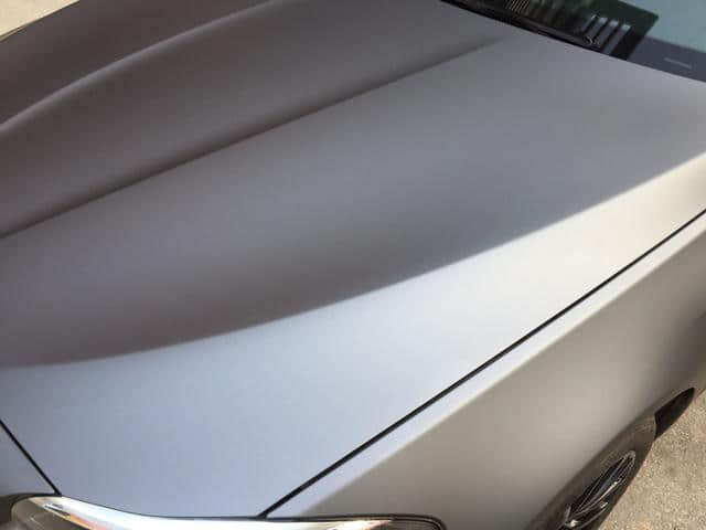 宝马525改色艾利亚面金属青铜车身改色贴膜效果图