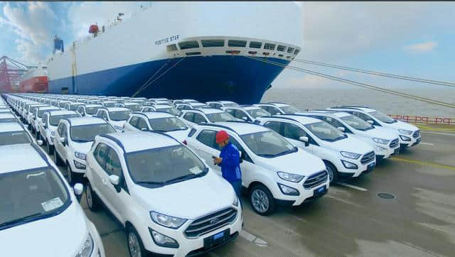 700多辆“重庆造”踏出国门 长安福特整车首次出口