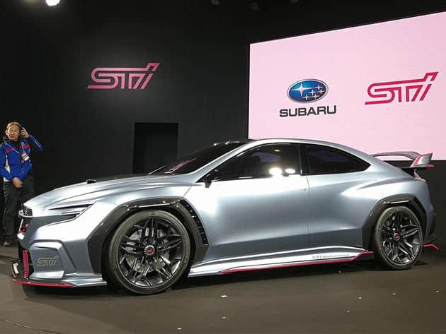 斯巴鲁全新STI概念车发布 基于SGP平台/造型更加激进
