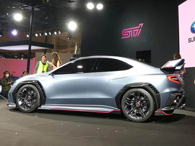 斯巴鲁全新STI概念车发布 基于SGP平台/造型更加激进