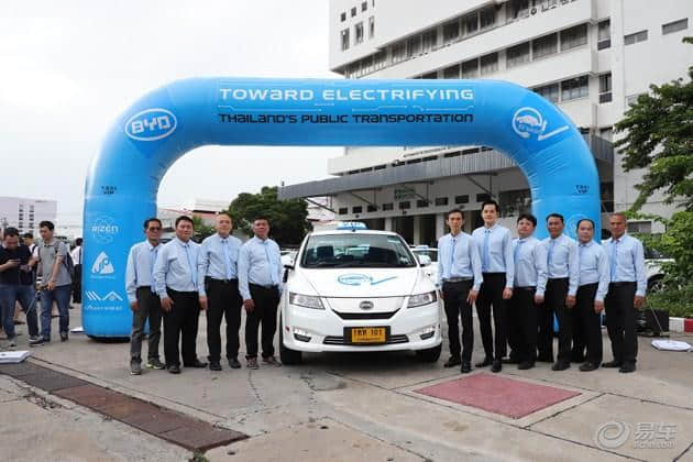 千台比亚迪e6开进泰国 曼谷街头将现中国产纯电动的士