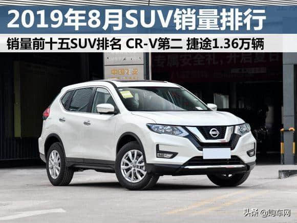 8月SUV<a href='https://www.baoyanxingh.cn/tag/xiaoliangpaixingbang_9853_1.html' target='_blank'>销量排行榜</a>，CR-V第二，奥迪Q5超奔驰GLC，比亚迪宋涨337%