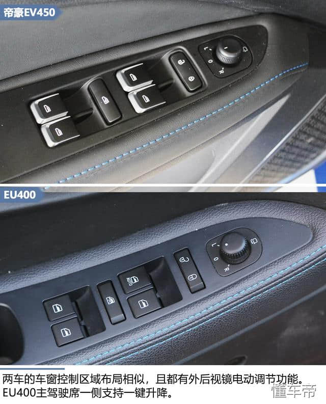 紧凑型电动车选谁？帝豪EV450对比北汽新能源EU400