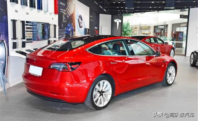 特斯拉Model3后驱长续航版上市，售价43.3万元，续航600公里