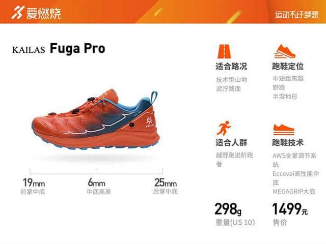 跑鞋｜感受越野跑的速度觉醒 KAILAS凯乐石 Fuga Pro评测