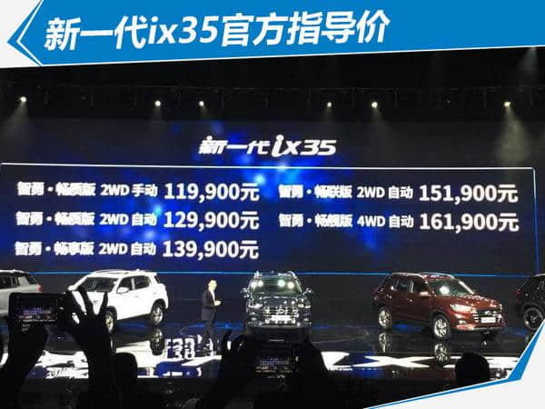 北京现代新ix35正式上市 降价3万元11.99万起