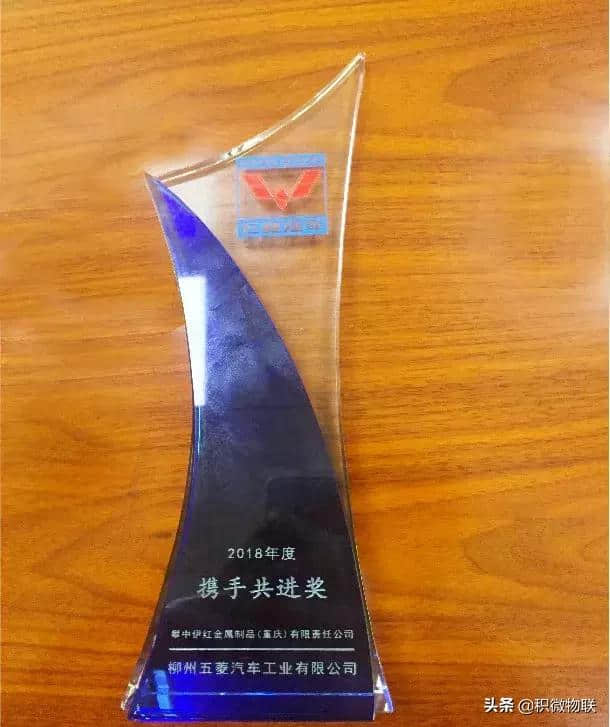 攀中伊红再获柳州五菱汽车工业有限公司2018年度“携手共进奖”