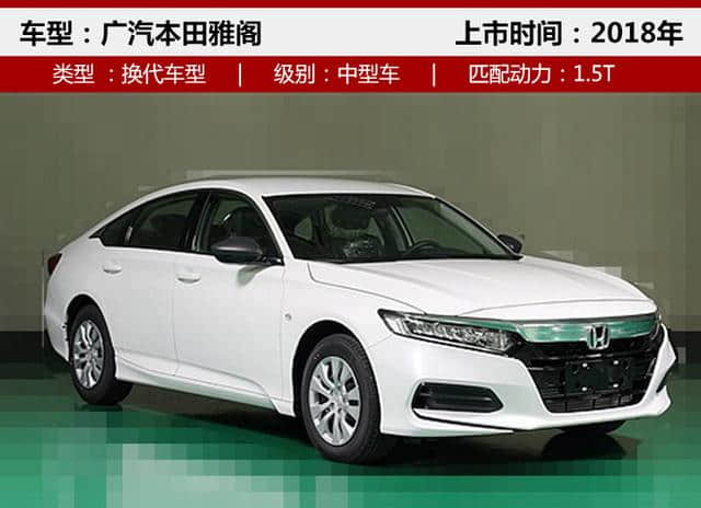 广汽本田将推5款新车 新款飞度1月上市