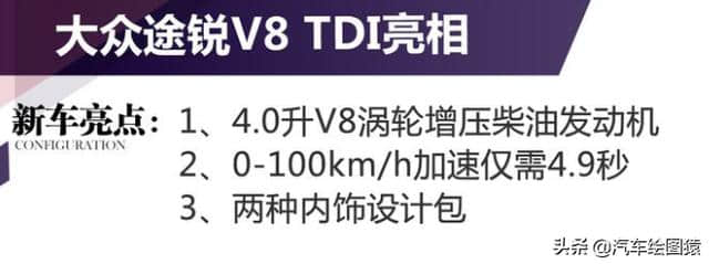 大众途锐 V8 TDI 亮相日内瓦车展！你怎么看？