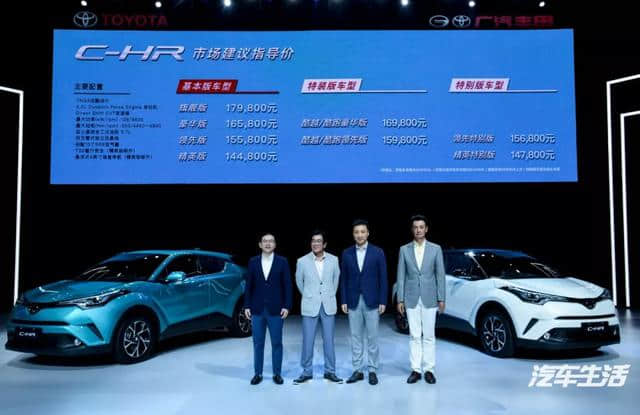 广汽丰田TNGA家族首款SUV车型，颜值实力派C-HR以14.48万惊喜上市