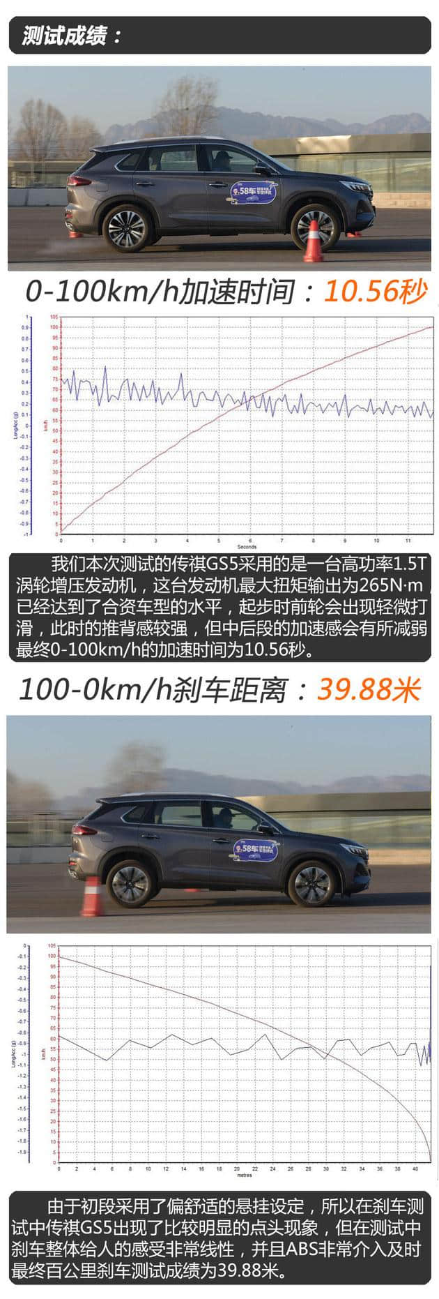 广汽传祺GS5 1.5T性能测试 质的提升