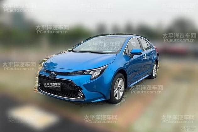 广汽丰田新雷凌双擎实车曝光 将于2019上海车展开启预售