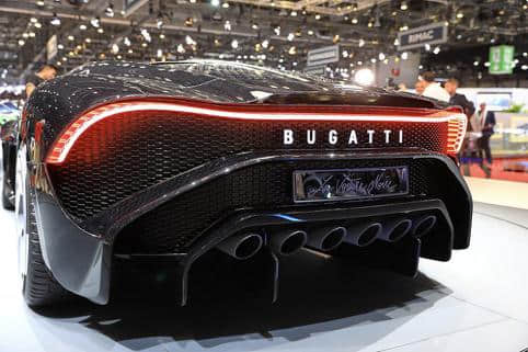 全球最贵量产车布加迪La Voiture Noire，足球明星C罗1.28亿购入