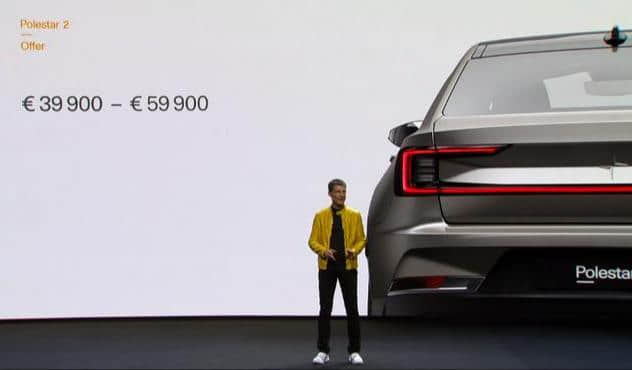 沃尔沃Polestar 2：预售30万起＋续航500km，死磕特斯拉？