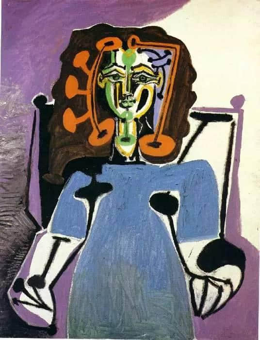 西班牙巴勃罗·鲁伊斯·毕加索(Pablo Picasso)油画作品
