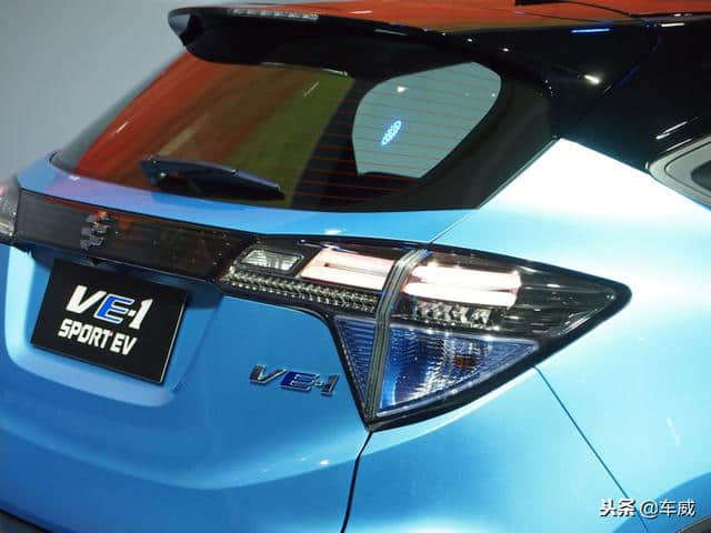 广州车展实拍理念VE-1，广汽本田旗下首款纯电动车，外观形似缤智