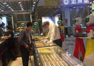 广州8机器人服务土豪买黄金 今日黄金价格 黄金价格最新走势