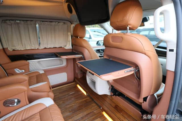 2018奔驰V260L改款现车体验，豪华MPV旗舰车型，7座蓝牌带双人床
