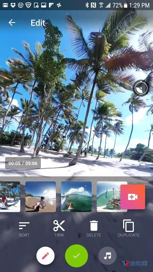 V360推出手机端360度视频编辑软件