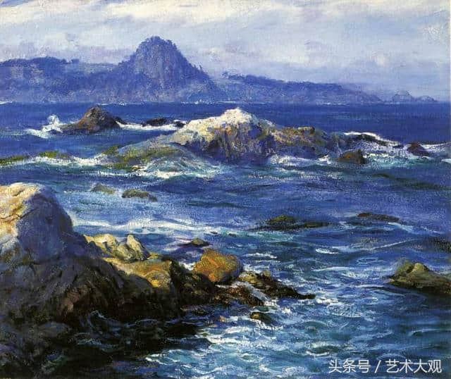 印象派海景油画作品欣赏