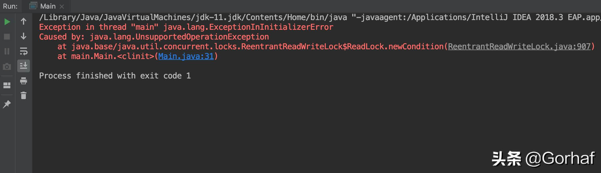 “全栈2019”Java多线程第四十四章：读锁不支持Condition