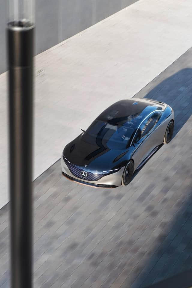 电动品牌中的 S 级：梅赛德斯-奔驰发布 Vision EQS 概念车