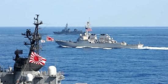 外媒：美日加在西太联合军演 为应对中国海上影响力