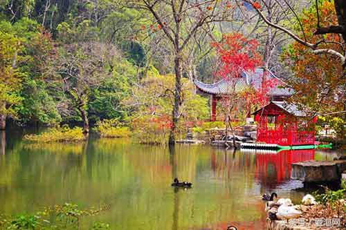 广西桂林旅游东线的明珠——桂林灵川逍遥湖景区