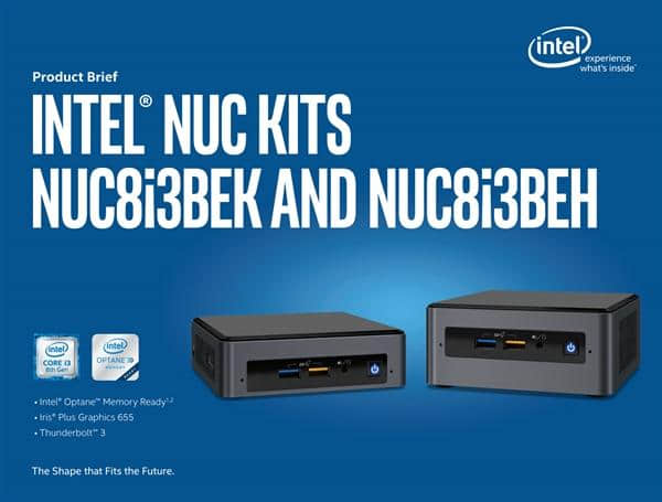 Intel新一代NUC迷你机公布价格：搭载增强版核显8代酷睿