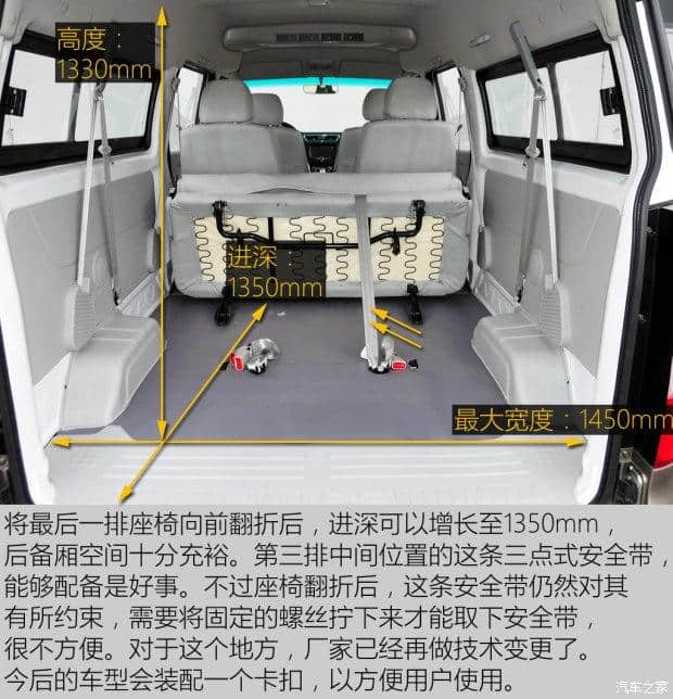 金杯新海狮X30L加长版 国产面包车顶级空间配置