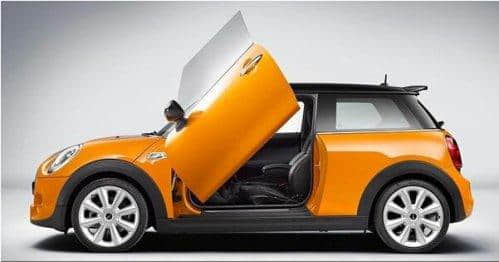 MINI三款车型将率先应用＂剪刀门＂设计 选装费用人民币1.4万