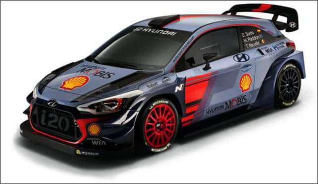 现代汽车i20Coupe WRC将完成2017首轮挑战