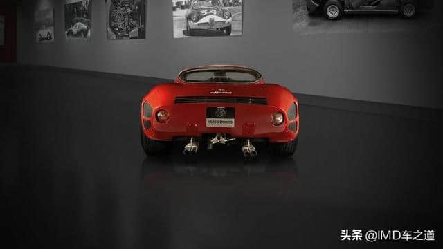 世界上第一辆蝴蝶门跑车1967年—1969年阿尔法罗密欧33 Stradale