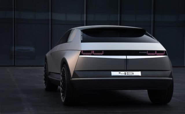 现代45概念车亮相法兰克福车展，展望未来电动汽车设计