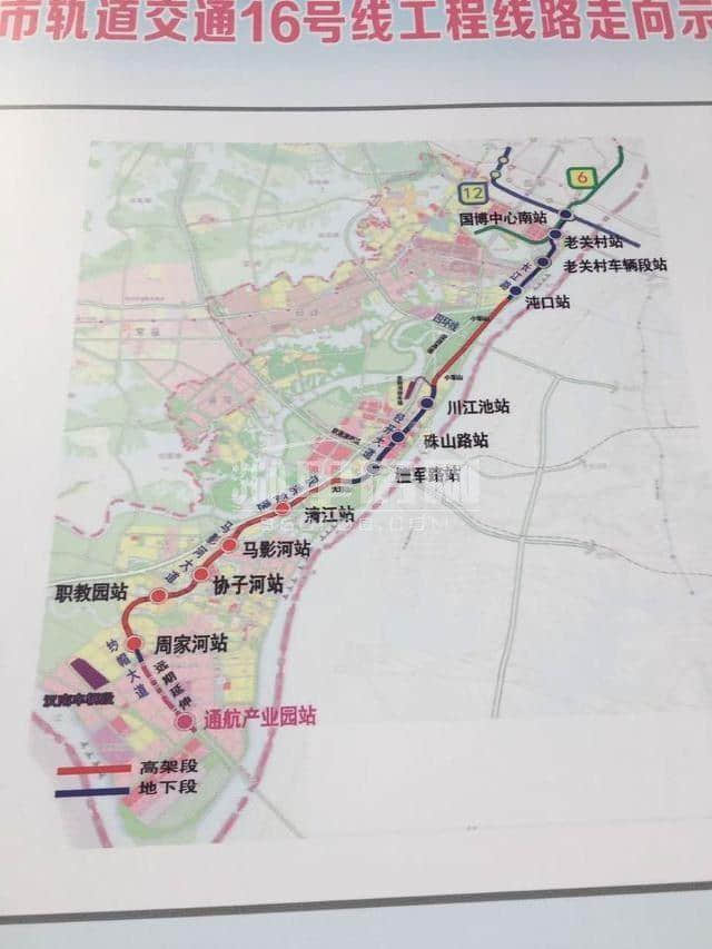看懂汉南地铁16号线站点排布 现区域房价约7000元/㎡