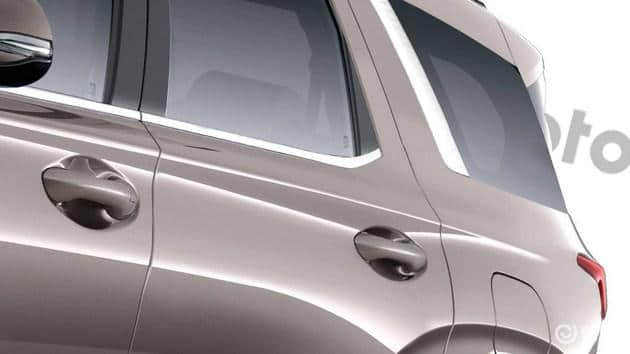 现代汽车八座SUV渲染图曝光 D柱设计像奔驰GLE